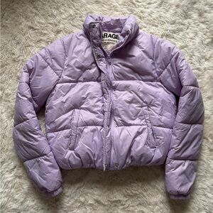 Garage Lavender Puffer Jacket